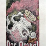 Das Orake, hand-colored etching, 11"x9", 2010.