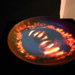 Fire bowl, digitally animated sequence on clay, ø 22", 2006.